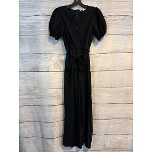 See The Shades Puff Sleeve Wrap Jumper/Pantsuit Size M